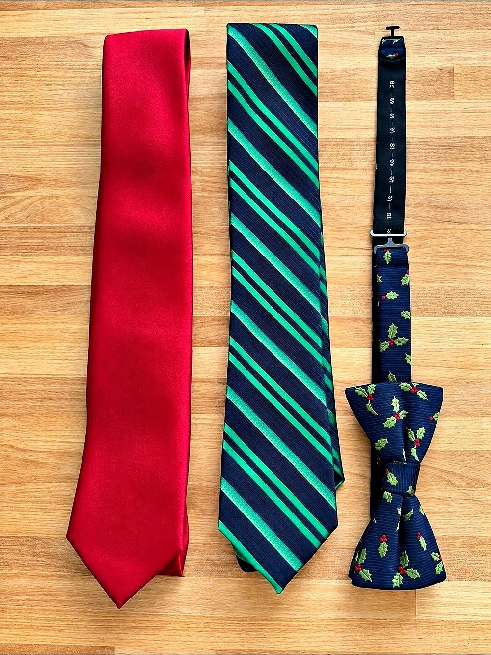 Just In Time For Christmas Apt. 9 Striped Necktie and Bow Tie Set